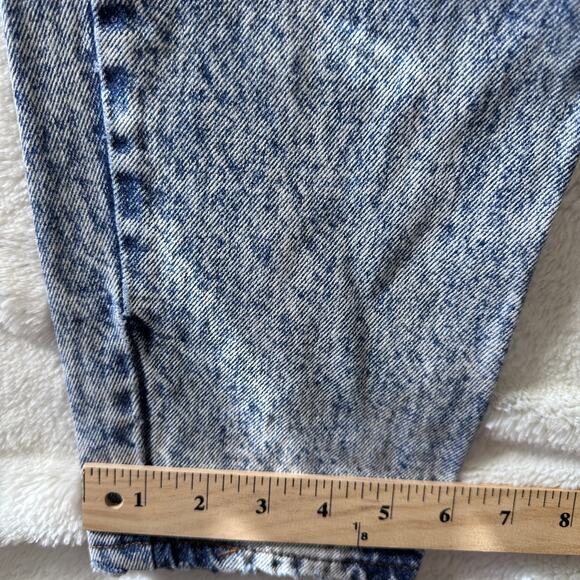 Vintage Chic women’s jeans sz 5 acid washed high waisted mom pleats Rav Retro - Picture 9 of 9